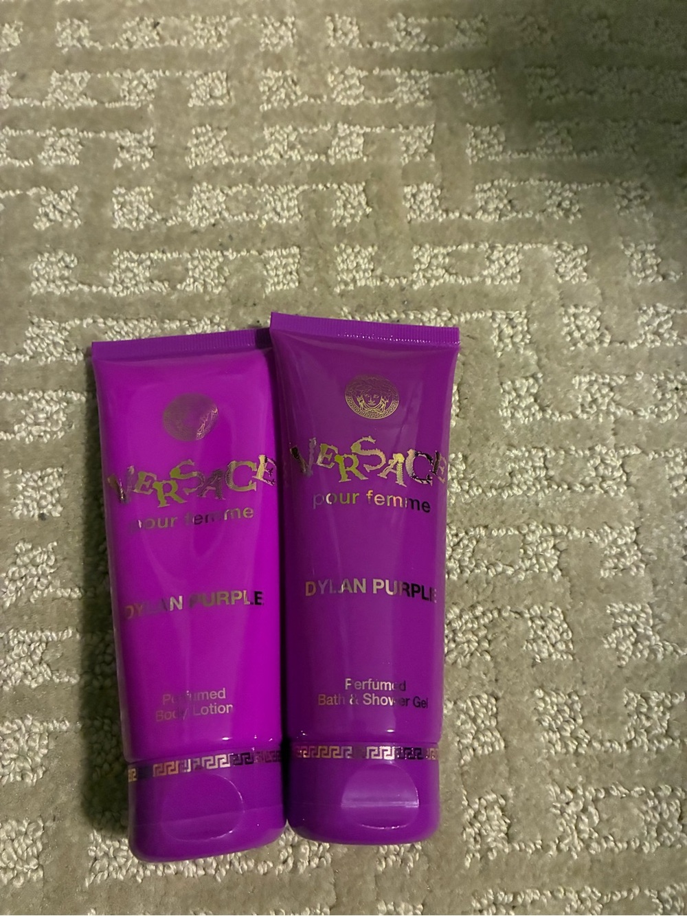 Versace pour femme Dylan Purple Body Lotion & Shower Gel Set - 100ml each